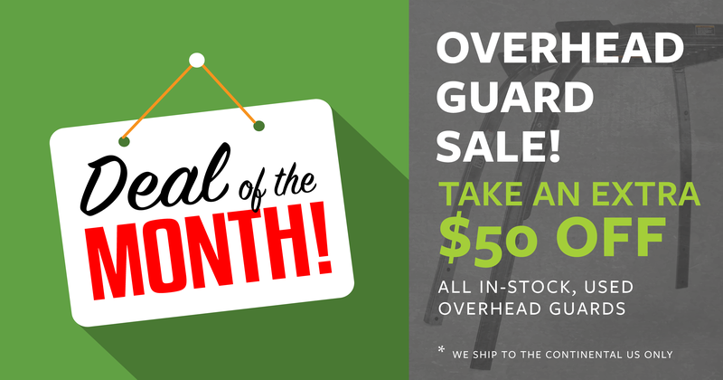 Call us today to save $50.00 on any in stock Overhead Guard!